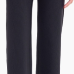 Jacquard Stripe Wide Leg Pant