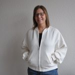 White Full Zip Oversized Jacket